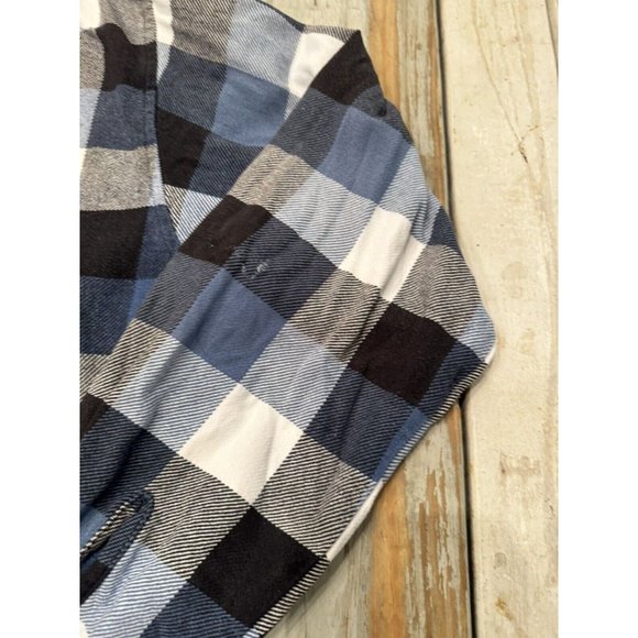 Vintage BIG MAC Workwear Shirt Men Size XL Brown Plaid Button Up Pocket Work 80s - Picture 2 of 12